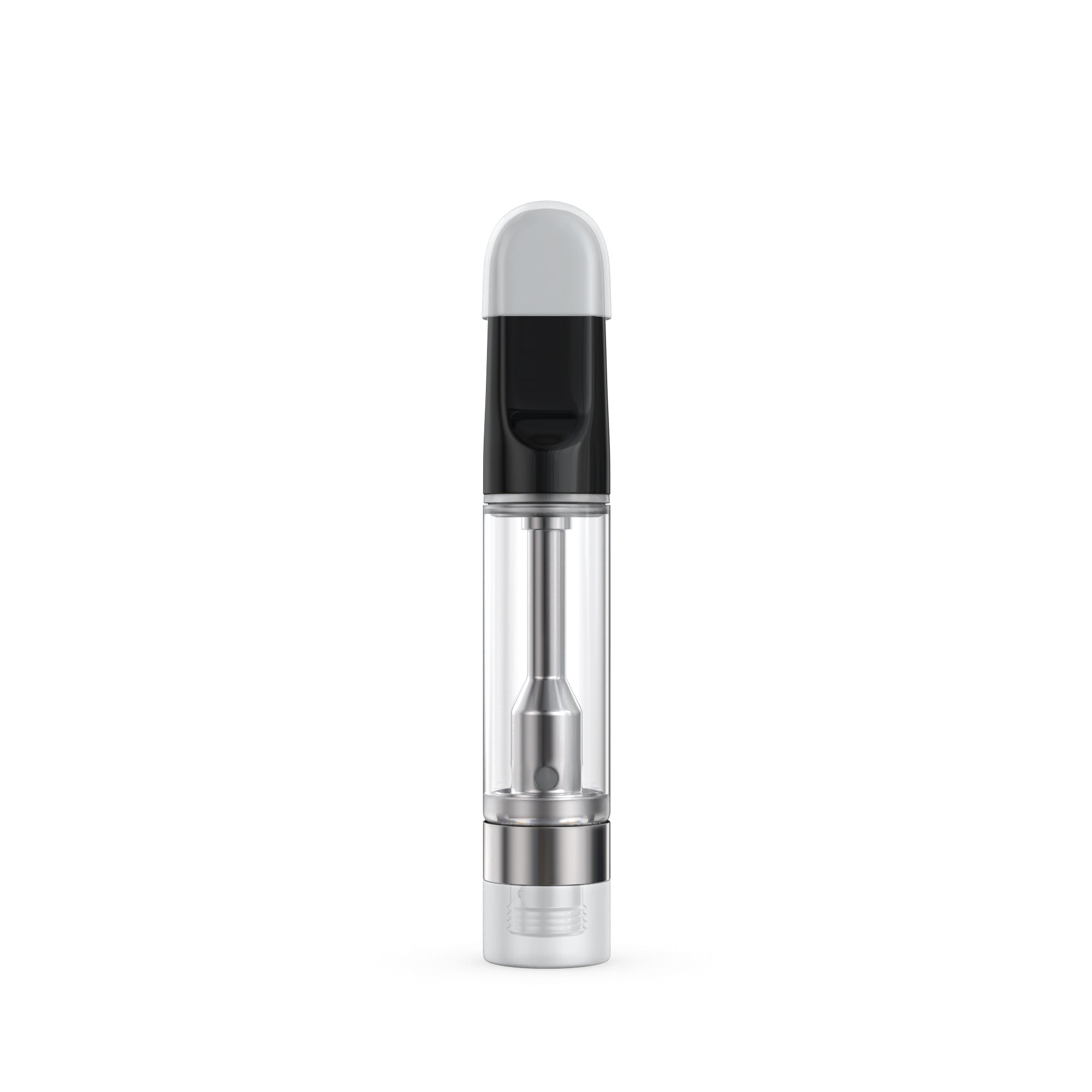 Empty Vape Cartridge 1ml (Black) with caps