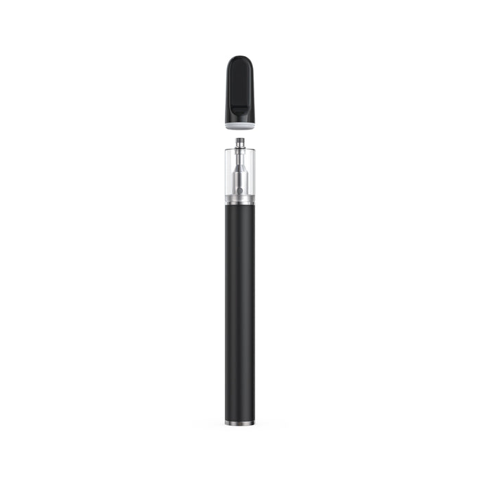 Stainless Steel Disposable Vape 0.5ml (Black) open