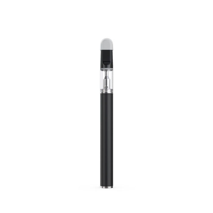 Stainless Steel Disposable Vape Pen 0.5ml (Black) with cap