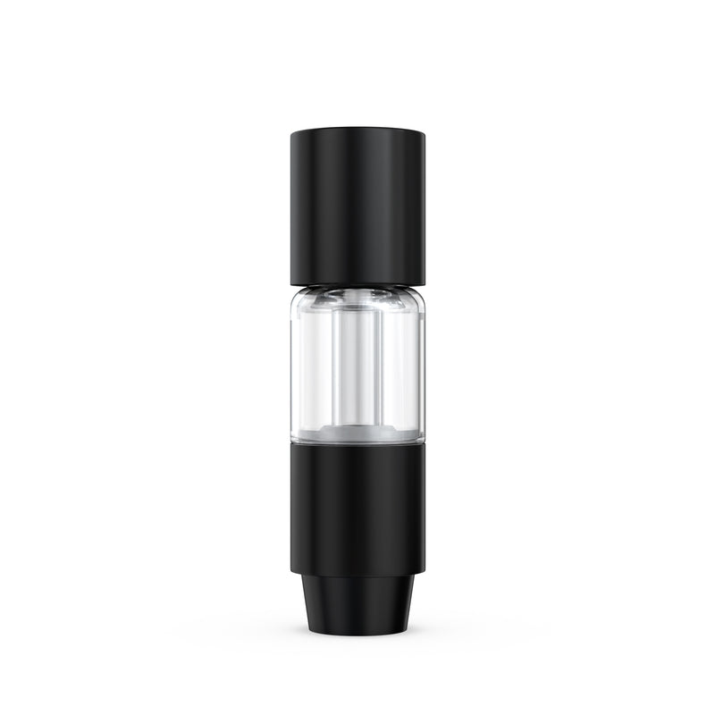 All Glass Vape Cartridge 0.5ml Black with caps
